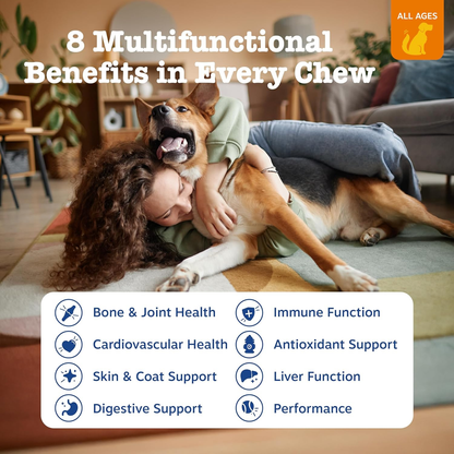 Zesty Paws 8-in-1 Multivitamin Bites for Dogs Chicken Flavor 250 Soft Chews