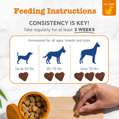 Zesty Paws 8-in-1 Multivitamin Bites for Dogs Chicken Flavor 250 Soft Chews