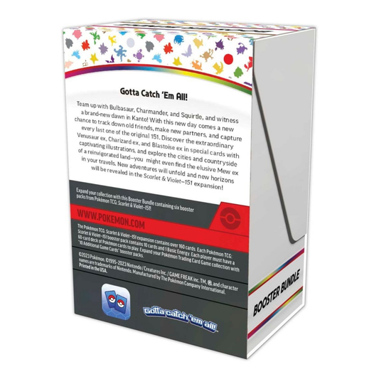 Pokémon TCG Scarlet & Violet 151 Booster Bundle 6 Pack (2 Box)