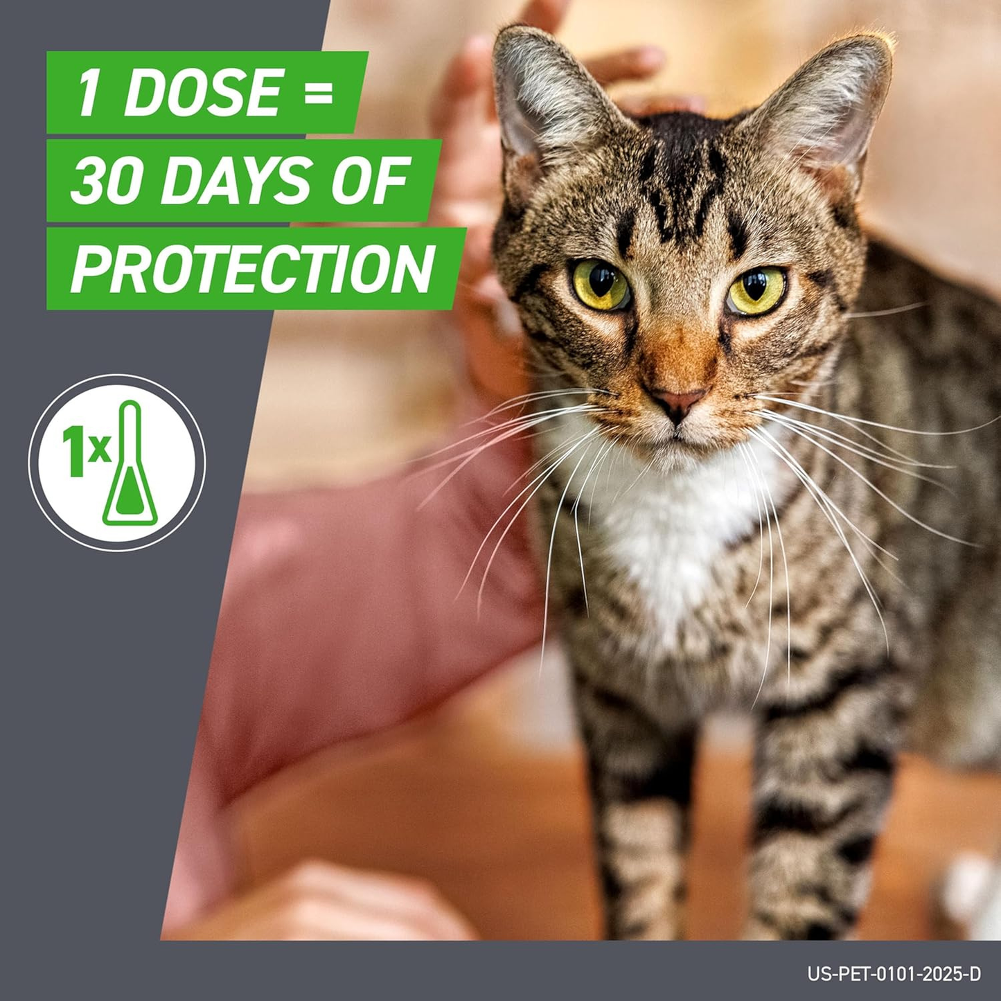 Plus Flea & Tick Treatment for Cats Over 1.5 lbs 8 Monthly Doses by FRONTLINE